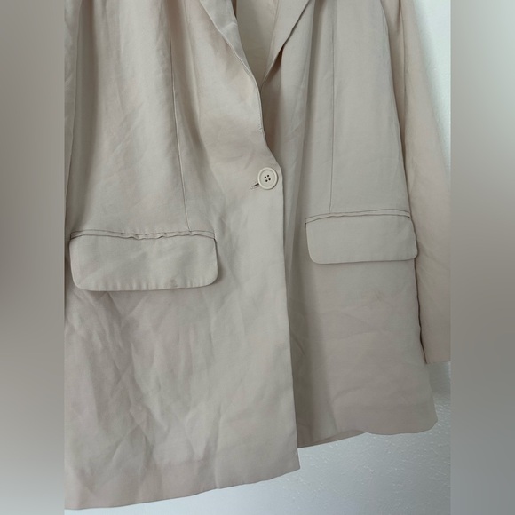 Open Edit women’s blazer light weight rayon size XS - Picture 6 of 16